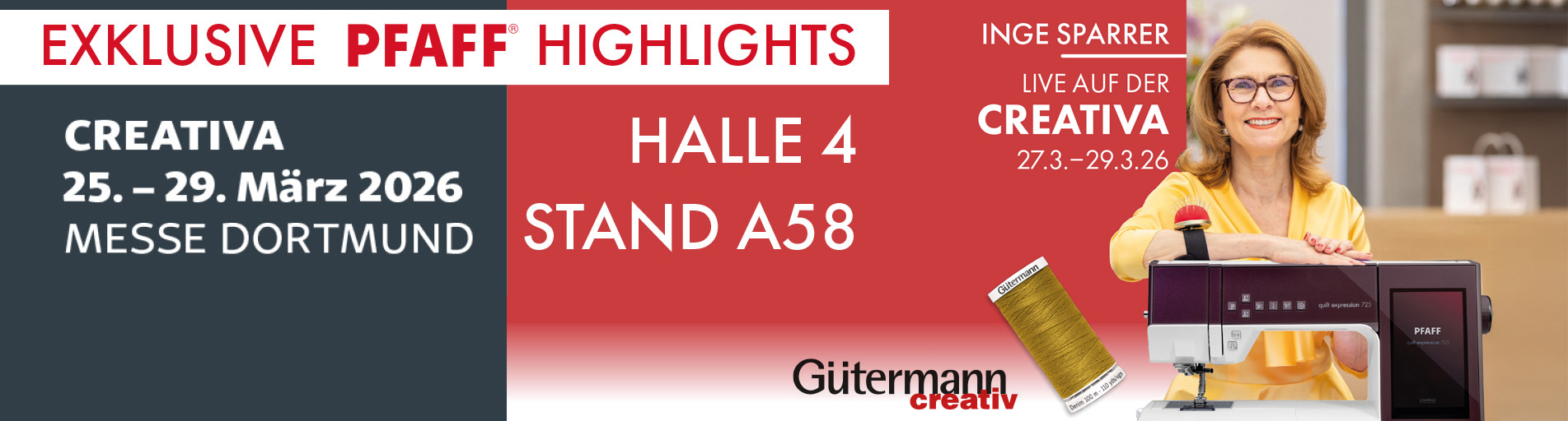 Creativa Messe 2026 Dortmund