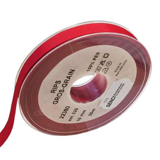 SWS Ripsband Polyester 10mm 20m Rolle