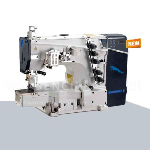 Sewmaq SWD-P1-01CBX364 Coverstich Maschine (komplett mit Tisch & Gestell)