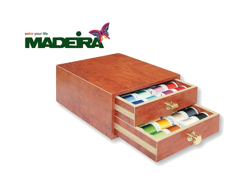 Madeira - exklusive Stickgarnschatulle Rayon
