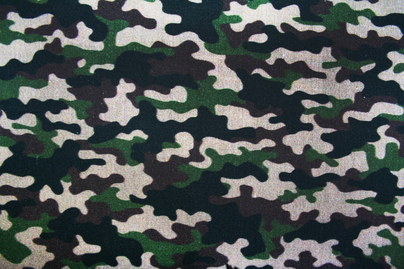 Baumwoll-Druck, Camouflage