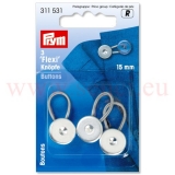 Prym Flexi-Knpfe Silberfarbig 15mm