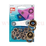 Prym Druckknpfe Jersey 18mm altmessing / 390196