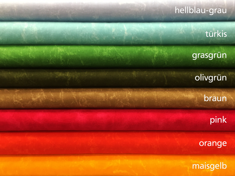 Baumwollstoff- Patchwork - Batik, verschiedene Farben