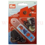Prym Druckknpfe Anorak 15mm Altkupfer 390309