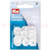 Prym Wscheknpfe Kunststoff 15mm Wei / 311135