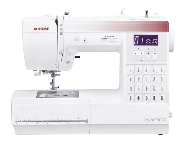 JANOME Sewist 740DC Computernhmaschine Versandrcklufer