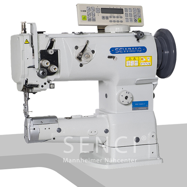 SEWMAQ SW-1342H-7 Industrienhmaschine (mit Fadenabschneider) komplett mit Tisch & Gestell