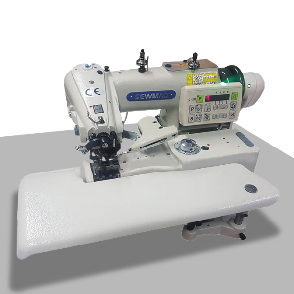 SEWMAQ SW-101-M7 Industrielle Blindstichmaschine / mit Tisch & Gestell