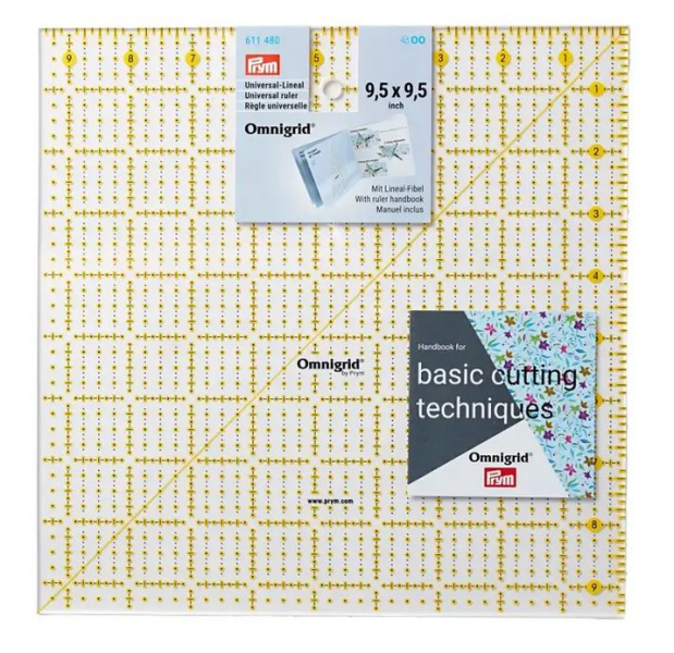 Prym Universal-Lineal, 9,5 x 9,5inch - 24,13 cm / 611480
