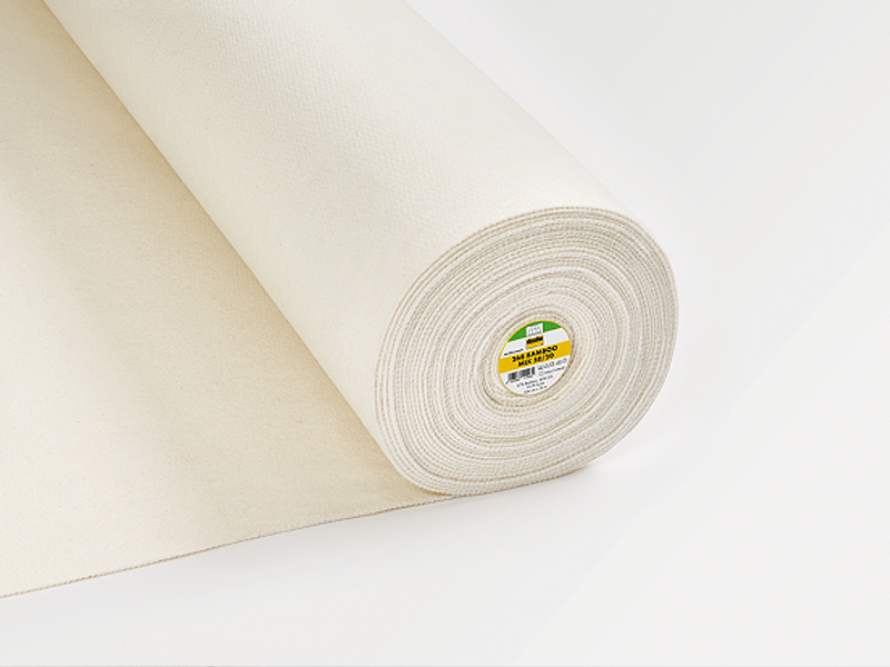 Vlieseline 268 BAMBOO MIX 50/50 (BAMBUS UND BAUMWOLLE) Naturfarbe, Meterware
