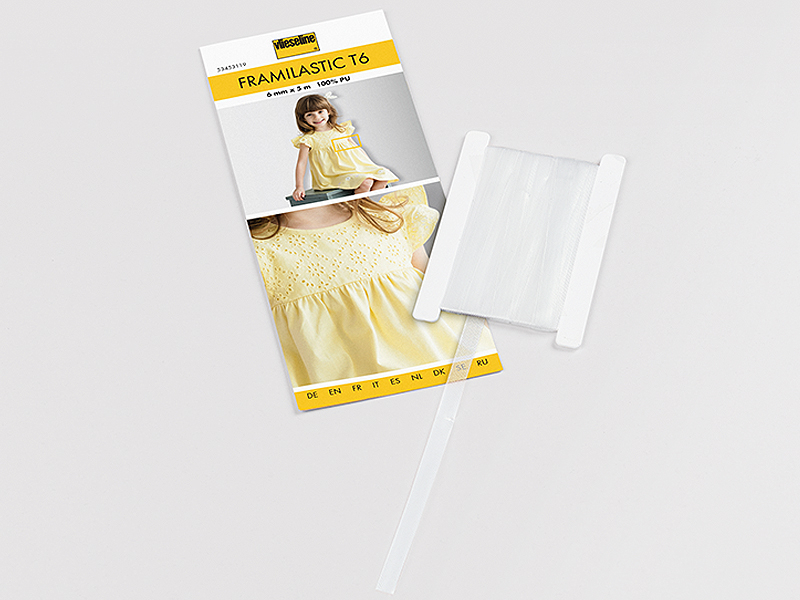 Vlieseline Framilastic T6 SB 5m x 6mm, 100% PU, Transparent