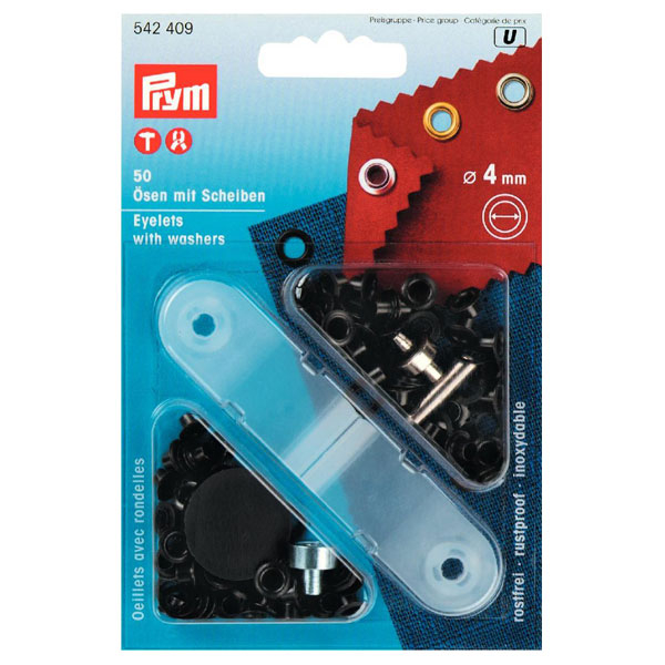 Prym sen mit Scheiben 4mm brniert / 542409