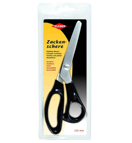 Kleiber Zacken-Schere / schwarz 235 mm