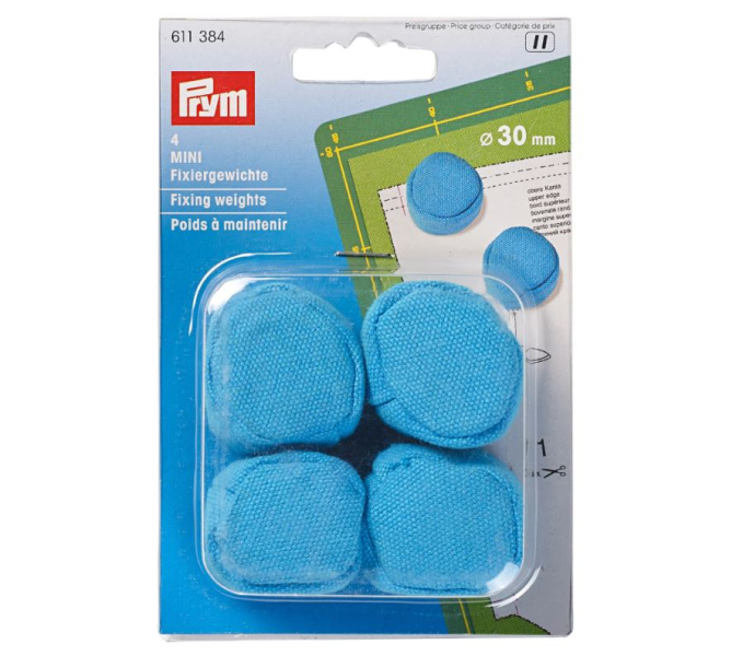 Prym Fixiergewichte 30mm Mini zum Fixieren von Stoffen 611384
