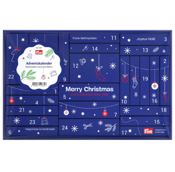 Prym Adventskalender 2025 – 24-teiliges Nhzubehr-Set - Ideal fr Nhliebhaber & DIY Fans