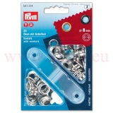 Prym sen 8 mm Innen  Silberfarbig / 541374