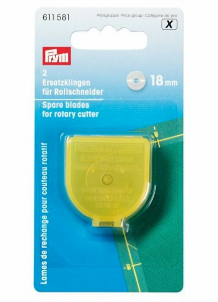 Prym Ersatzklinge Standard  18 mm 2 Stk / 611581