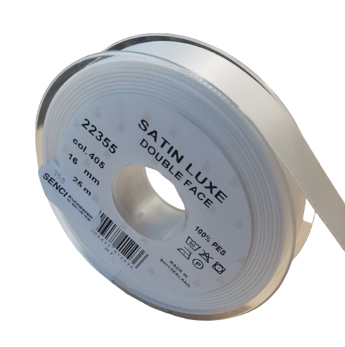 Satinband Double Face 16mm / Rolle 25m