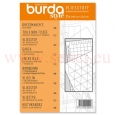 Burda Vliesstoff mit Dreieck und CM-Raster