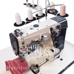Sewmaq SWD-P1-01CBX364 Coverstich Maschine (komplett mit Tisch & Gestell)