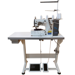 Sewmaq SWD-P1-01CBX364 Coverstich Maschine (komplett mit Tisch & Gestell)