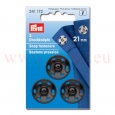 Prym Annhdruckknpfe Messing 21mm Schwarz