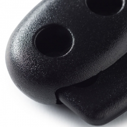 Kordelstopper, klein, 2-Loch / 416657