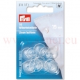 Prym Wscheknpfe Kunststoff Transparent 15mm