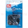 Prym Hosenknpfe Kunststoff Schwarzgrau Sortiert