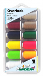 Madeira Aeroflock Blister Box 1000m - Madeira 12 Farben / Nr. 8095