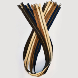 YKK Reiverschluss 120cm metall brniert 2 Weg teilbar /5mm