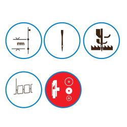 Juki Pfosten-Bett-Nhmaschine LU 2810 / Post Bed Industrienhmaschine