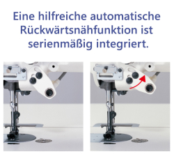JUKI-DNU-1541-7 / 3-fach 1-Nadel-Unison-Transport-Steppstichmaschine Automatik